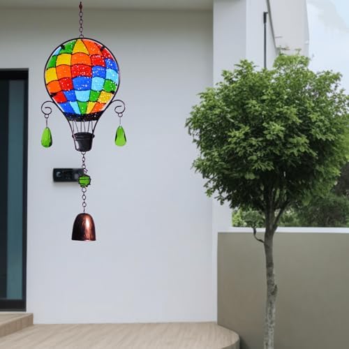 Hand-Painted Christmas Bell Stained Glass Suncatcher