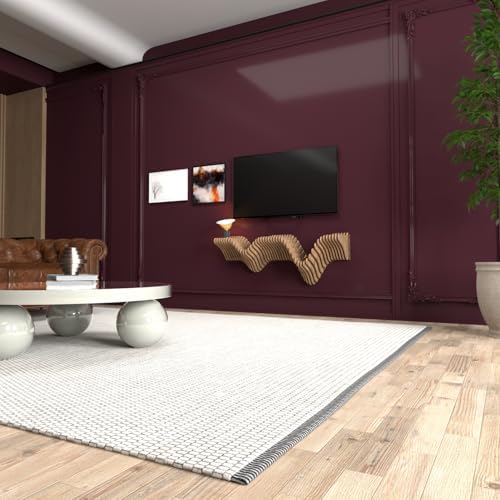 BATAMEX 40 Inch Wavy Parametric Floating Shelf TV Unit