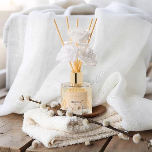 Cocorrna Reed Diffuser Set 67oz Fresh Cotton Scent Home Fragrance