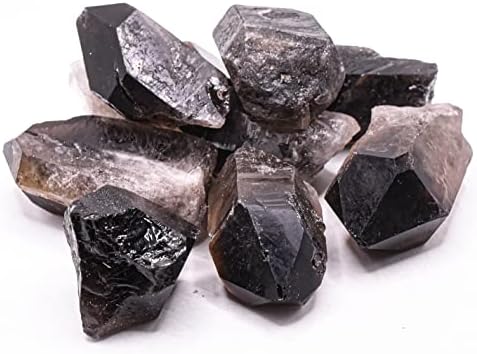 HQRP Dark Smoky Quartz Natural Gemstone Stick - Brazil