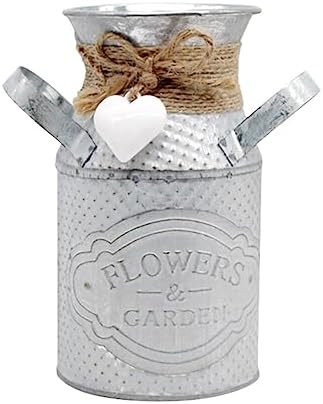 BESPORTBLE Large Round Iron Flower Pot for Home Decor