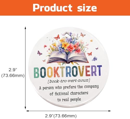 Booktrovert Ornament - Funny Book Lover Gift