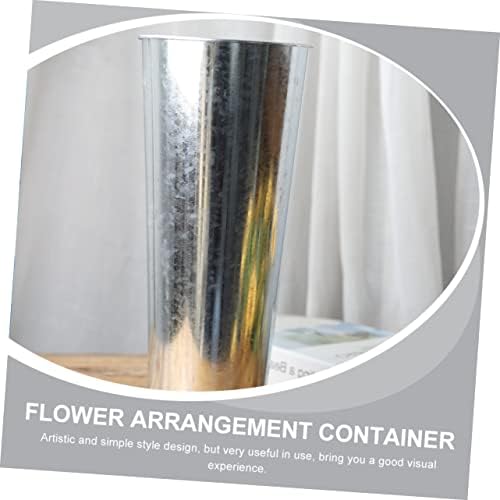 STOBAZA Iron Flower Bucket Creative Vase Decor