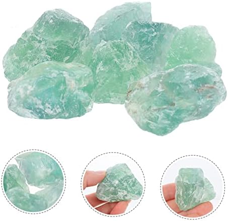 Green Fluorite Decor Stones for Home Aquarium and Office Use