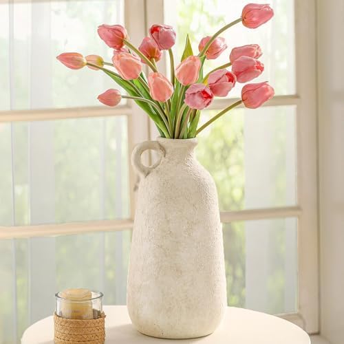 Ceramic Rustic Vase 128 Inch Home Decor Pottery