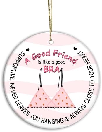 Friendship Ornament A Friend Like A Good Bra