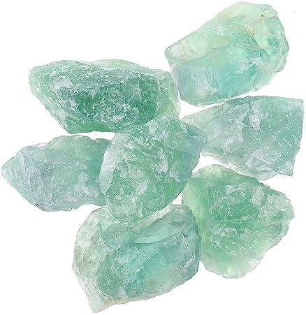 Green Fluorite Decor Stones for Home Aquarium and Office Use