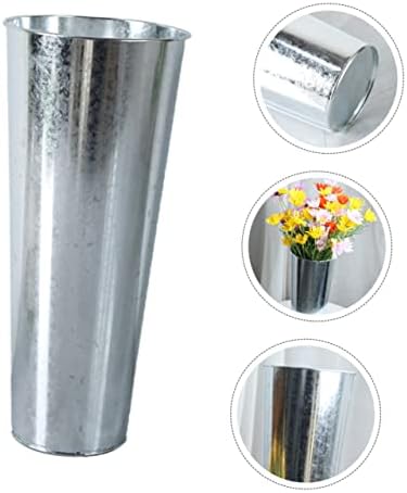 STOBAZA Iron Flower Bucket Creative Vase Decor