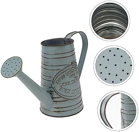 STOBAZA 1pc Antique Iron Flower Bucket Vintage Decor Vase