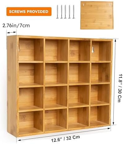 Decorluxes Miniature Display Case for Collectibles and Shot Glasses