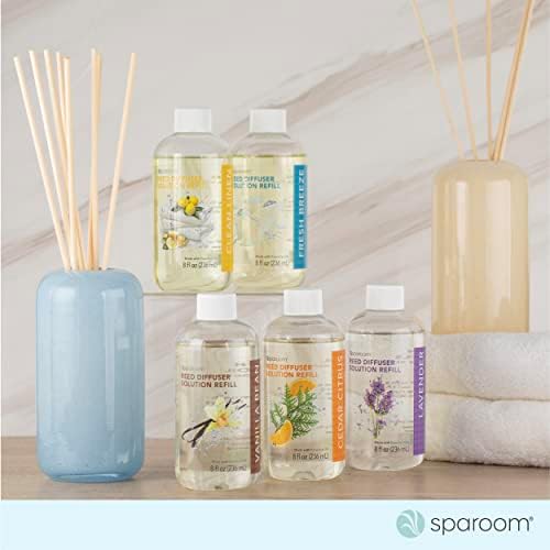 SpaRoom Reed Diffuser Oil Refill Fresh Breeze Scent 8oz