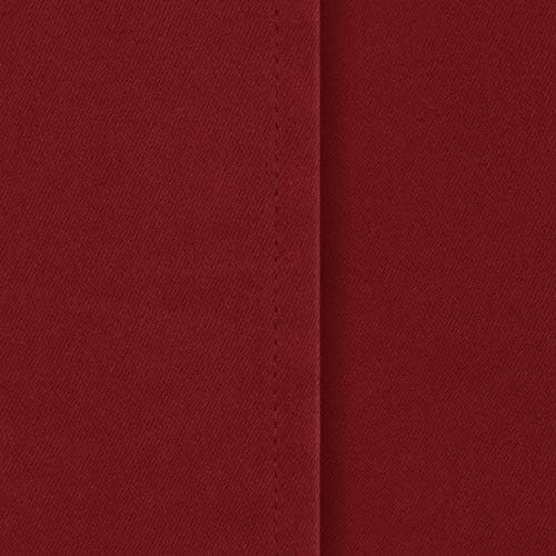 Deconovo Blackout Door Curtain - Thermal Insulated Privacy Curtain for French and Front Doors with Adjustable Tieback