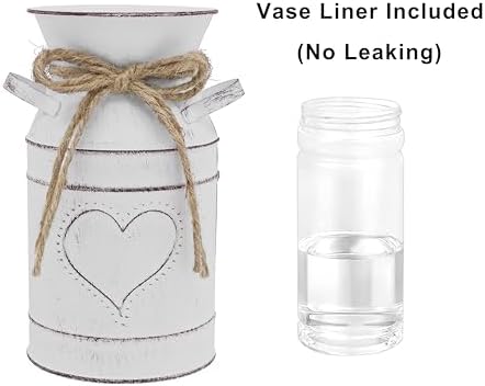 Rustic Galvanized Milk Can Flower Vase - 78 Inch