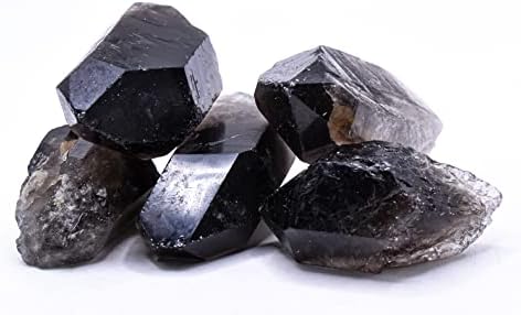 HQRP Dark Smoky Quartz Natural Gemstone Stick - Brazil