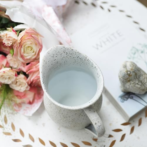 BIG FORTUNE Vintage Metal Milk Jug Pitcher Vase