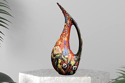 EliPOT Turkish 10 Inch Ceramic Swan Shape Vase