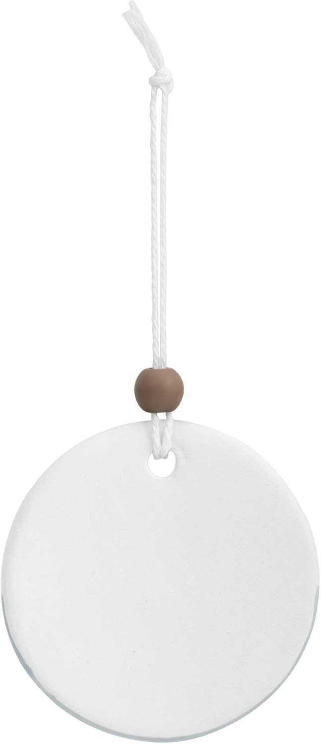DEMDACO Reflect Green and White Earthenware Diffuser Ornament