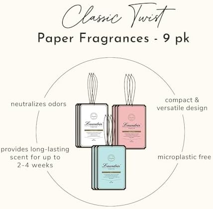 Laundrin Paper Fragrance Variety 9pk - Classic Fiore Classic Floral No7
