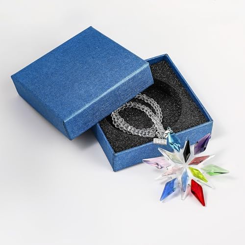 2025 Christmas Crystal Snowflake Ornament for Tree Hanging Pendant Sun Catcher Home Decor