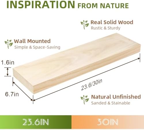 Habudda Floating Shelves Wall Decor for DIY