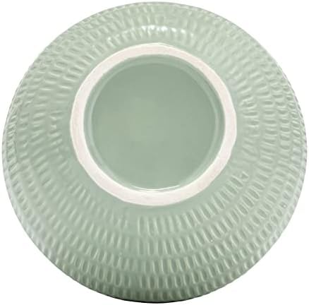 Sagebrook Home Decorative Ceramic Vase - 7 Inch Sculptural Style