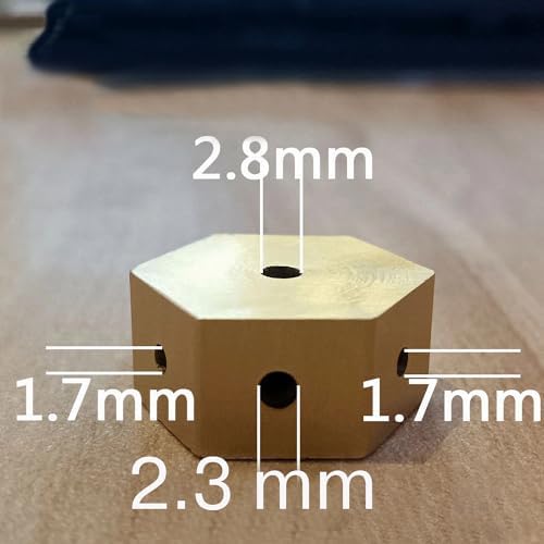 Mini Dual Purpose Incense Holder 3 Pcs Brass Censer with Hexagonal Burner Plate