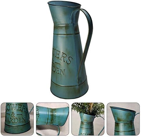 DOITOOL Retro Kettle Flower Vase for Home Decor