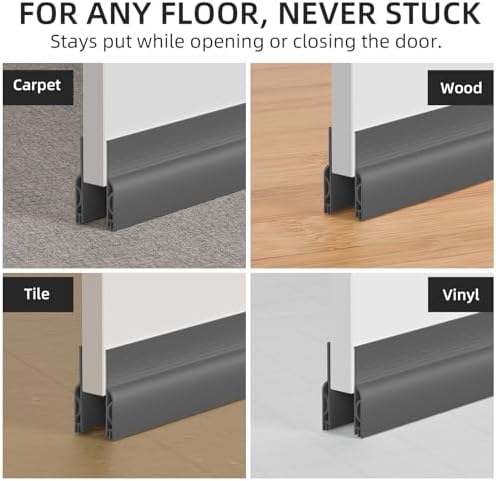 Weather Stripping Door Seal 39 Inches Grey