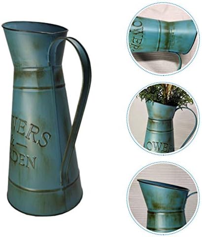 DOITOOL Retro Kettle Flower Vase for Home Decor