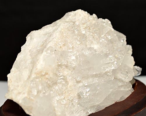 HQRP 45 Inch Unique Quartz Cluster on Wood Base