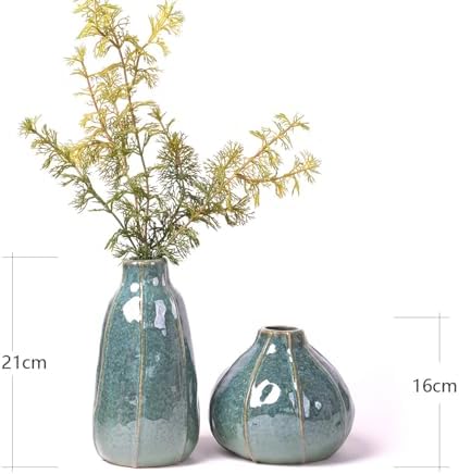 HAUCOZE Ceramic Decorative Vase 83 Inch Modern Sculpture