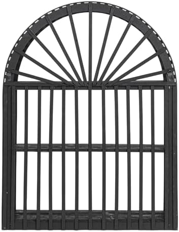 Creative Co Op Arched Wall Shelf Black