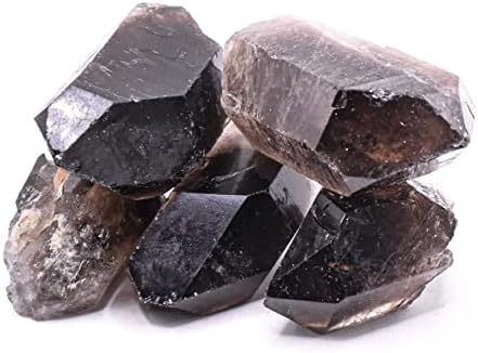 HQRP Dark Smoky Quartz Natural Gemstone Stick - Brazil
