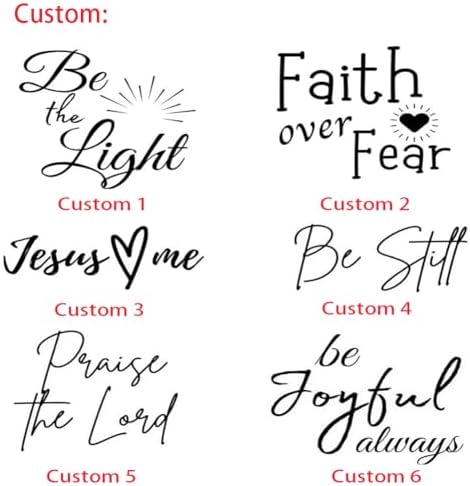 Personalized Wooden Christian Cross Car Mirror Hanger