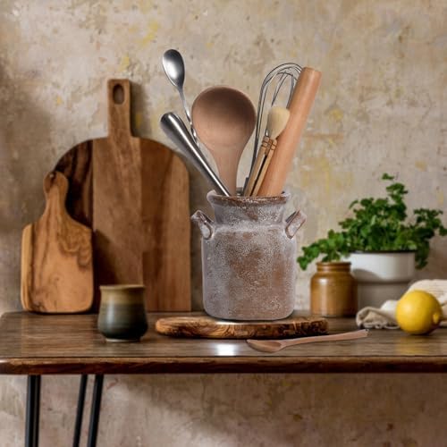 Quoowiit Ceramic Rustic Farmhouse Vase