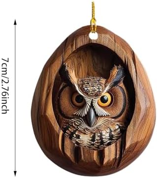 Animal Christmas Tree Decor 2024 Vintage Rustic Hanging Ornaments