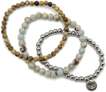 Butterfly Memorial Wind Chime and Bracelet Gift Set