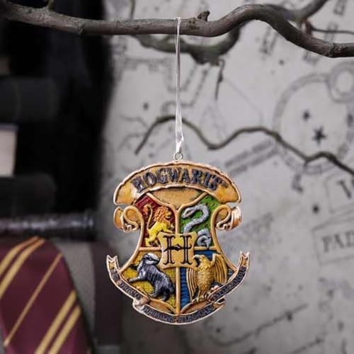 Nemesis Now Hogwarts Crest Hanging Ornament Yellow 8cm