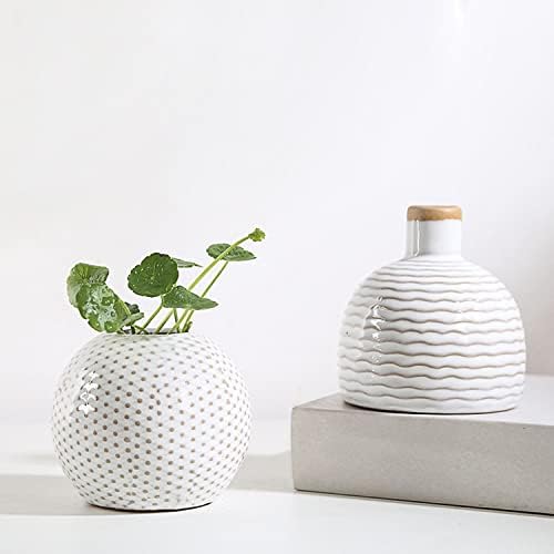 Lizofer Boho Minimalist Ceramic Vase Set of 4