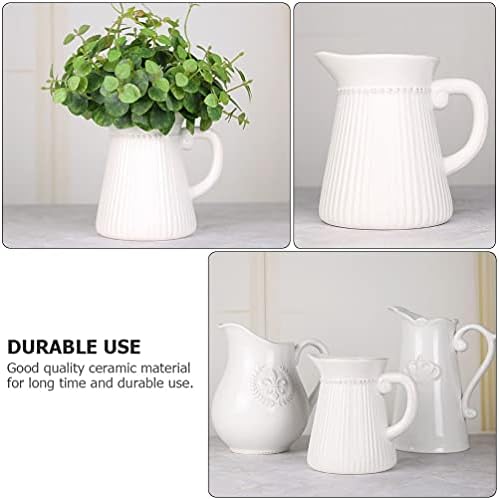 KESYOO Ceramic Vase With Simple Design For Home Office Kitchen Decor