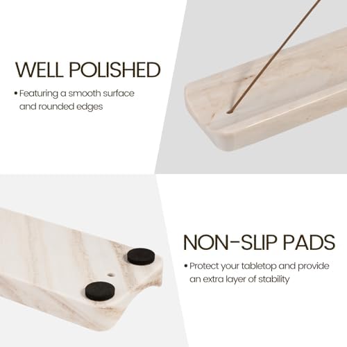 Koville Marble Incense Holder for Sticks