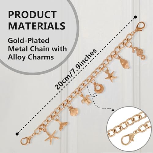 Seashell Door Chain Lock Charms - Ocean Life Decor
