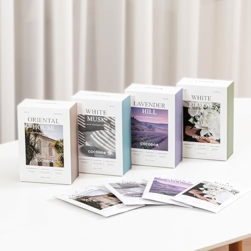 COCODOR 5 Pack Lavender Scented Sachets for Home