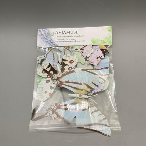 3D Plastic Decorative Ornaments Set of 12