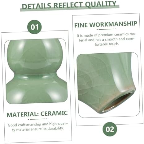 STOBAZA Ceramic Hydroponic Vase for Home Office Decor