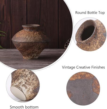 Rustic Terracotta Vase with Matte Finish