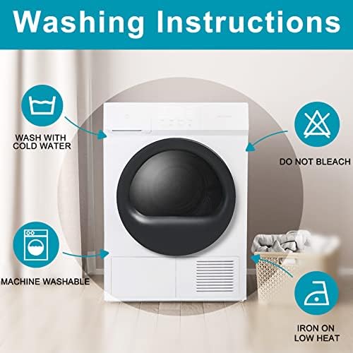 Hiasan French Door Curtains Privacy Rod Pocket Semi Sheer Panel for Door or Window 1 Panel Aqua 52x72 In