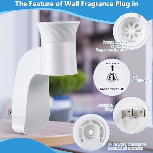 4 Pack Wall Fragrance Plug In Compatible with Bath and Body Works WallFlower