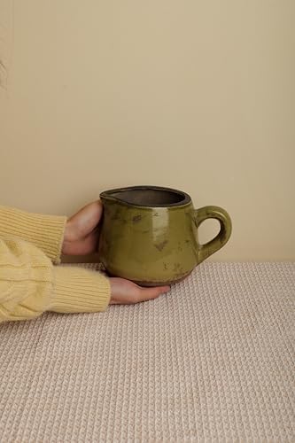 Ceramic Vase with Handle for Home Decor