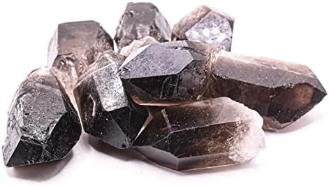 HQRP Dark Smoky Quartz Natural Gemstone Stick - Brazil